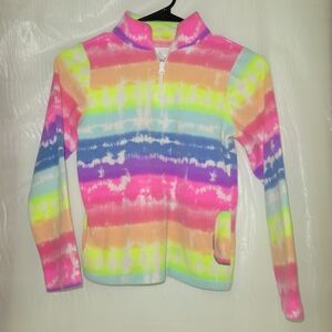 Children Palace Micro Fleece Pull Over 7/8 Youth Tie Dye